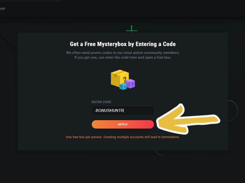 Lootie Promo Code Application Step #5