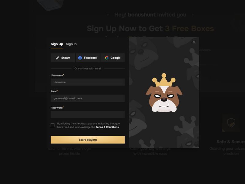 Royale.gg Promo Code Application Step #3