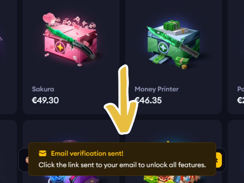 Lootbox Promo Code Application Step #3